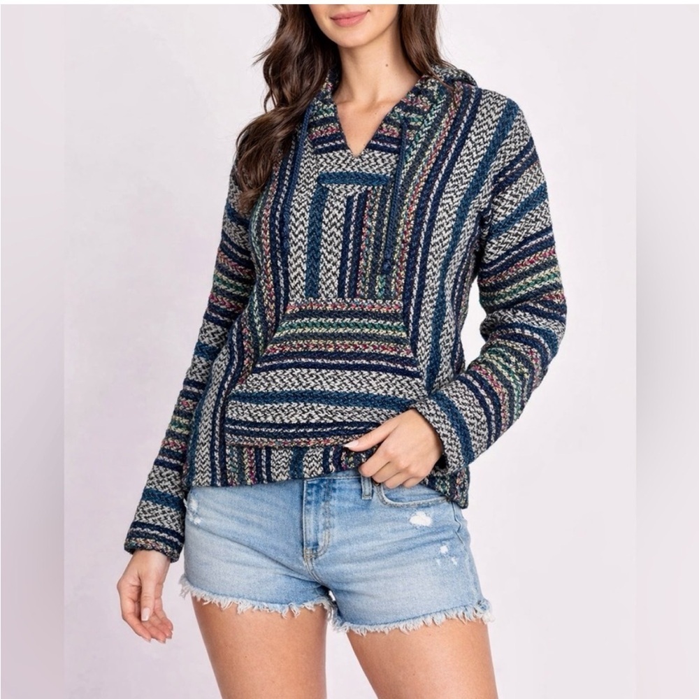Excellent Condition Baja Joe Xl Earth Friendly Southwestern Boho Style Pullover